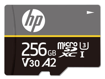 HP 256GB MicroSD SDXC UHS-I Memory Card 100MB/s Class 10 for Action Camera, Mobile, Drone, Tablet, Dash Cam