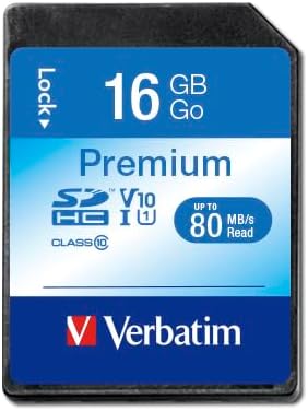 Verbatim 16GB SDHC Memory Card 43962 V10 USH-I Class 10
