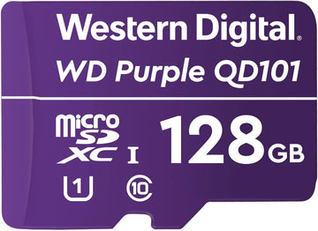 Western Digital WD Purple 128GB MicroSDXC Card SDA 6.0 24/7 -25°C to 85°C IP NVR Dash Cams DRONES