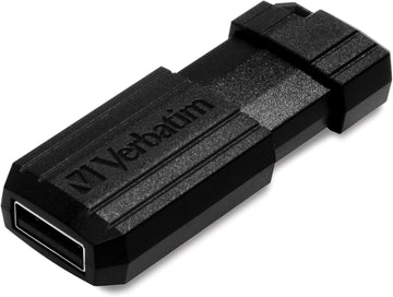Verbatim 32GB Pinstripe USB 2.0 Drive 49064 Black