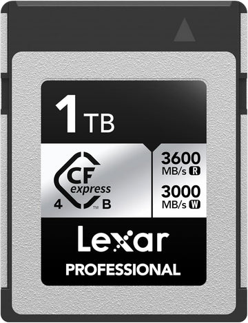 Lexar Professional SILVER 1TB CFexpress 4.0 Type B Memory Card 8K 3600MB/s