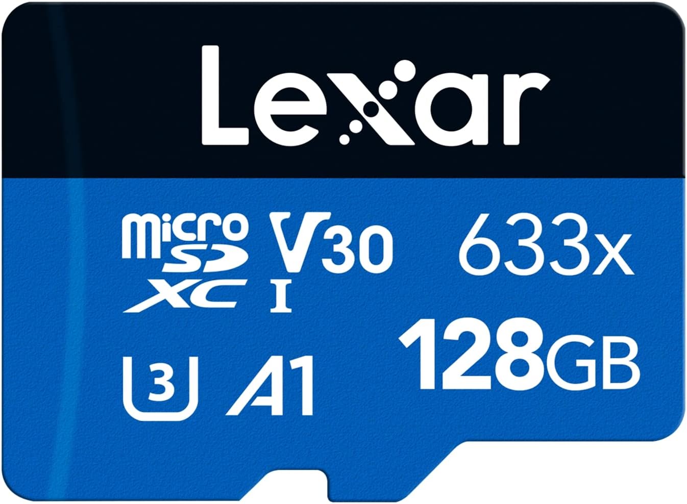 Lexar High-Performance 128GB 633x microSDXC Card UHS-I Blue Series LSDMI128BB633A