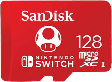 SanDisk 128GB microSDXC Card for Nintendo Switch SanDisk and Nintendo Cobranded SDSQXAO-128G-GN3ZN