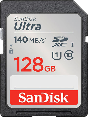 SanDisk Ultra 128GB SDXC UHS-I Card Memory Card 140MB/s SDSDUNB-128G-GN6IN