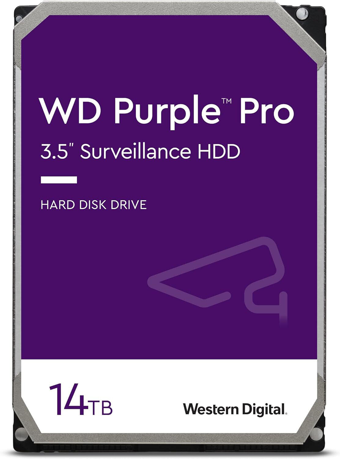 Western Digital WD 14TB Purple PRO 256MB Cache 3.5" Surveillance Hard Drive WD142PURP