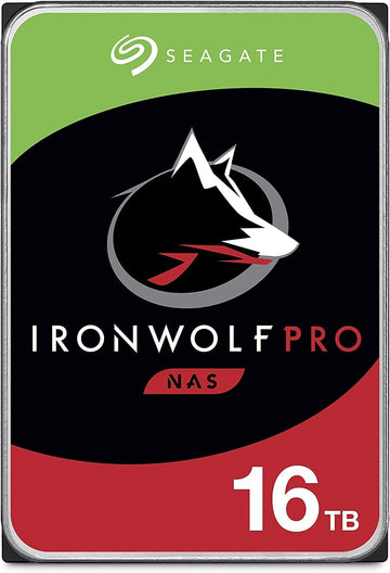 Seagate 16TB IronWolf Pro 3.5" SATA NAS Hard Drive - ST16000NT001