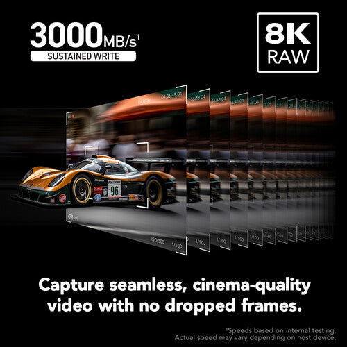 Lexar Professional GOLD 2TB CFexpress 4.0 Type B Memory Card 8K 3600MB/s