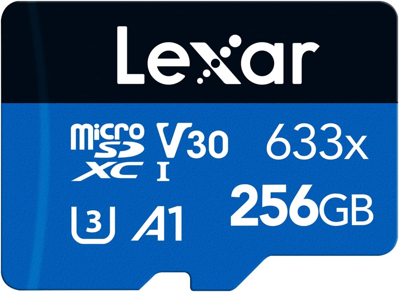 Lexar High-Performance 256GB 633x microSDXC Card UHS-I Blue Series LSDMI256BB633A