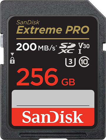 SanDisk Extreme PRO 256GB SDXC Memory Card UHS-I U3 C10 V30 Memory Card SDSDXXD-256G-GN4IN