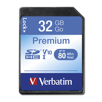 Verbatim 32GB SDHC Memory Card 43963 V10 USH-I Class 10 90MB/s