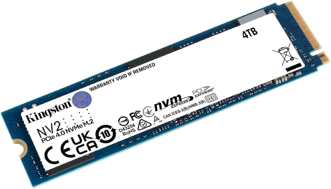 Kingston NV2 4TB PCIe 4.0 NVMe M.2 2280 SSD  SNV2S/4000G