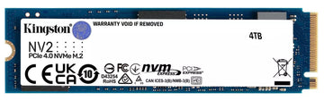 Kingston NV2 4TB PCIe 4.0 NVMe M.2 2280 SSD  SNV2S/4000G