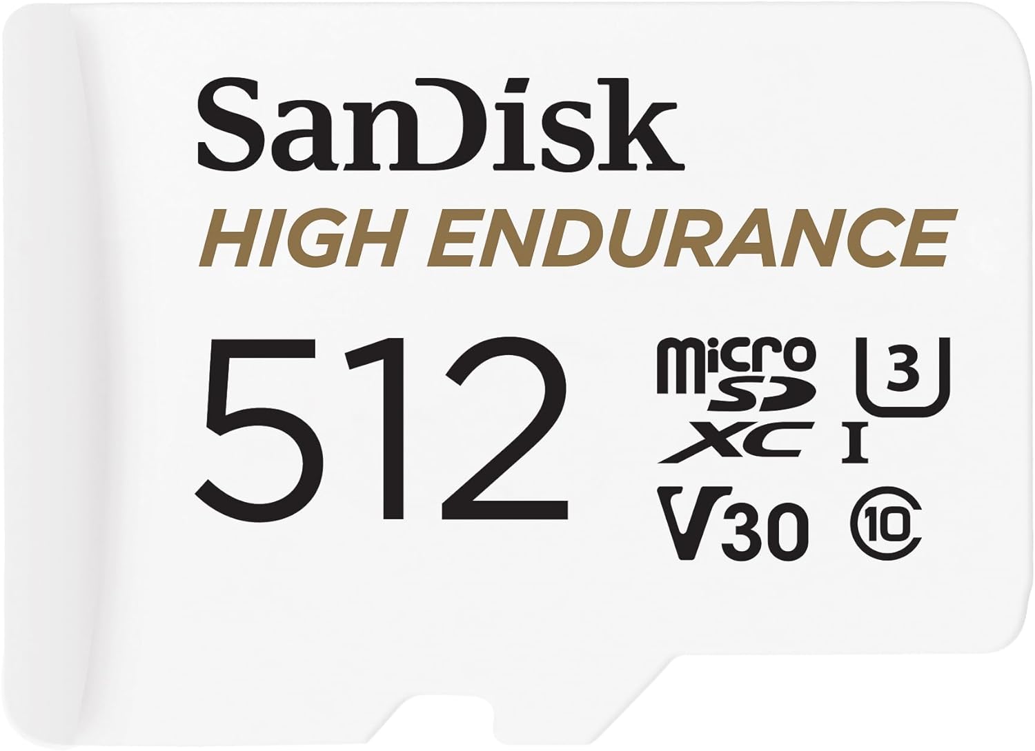 SanDisk 512GB High Endurance MicroSDXC 512GB Dash Cam Memory Card