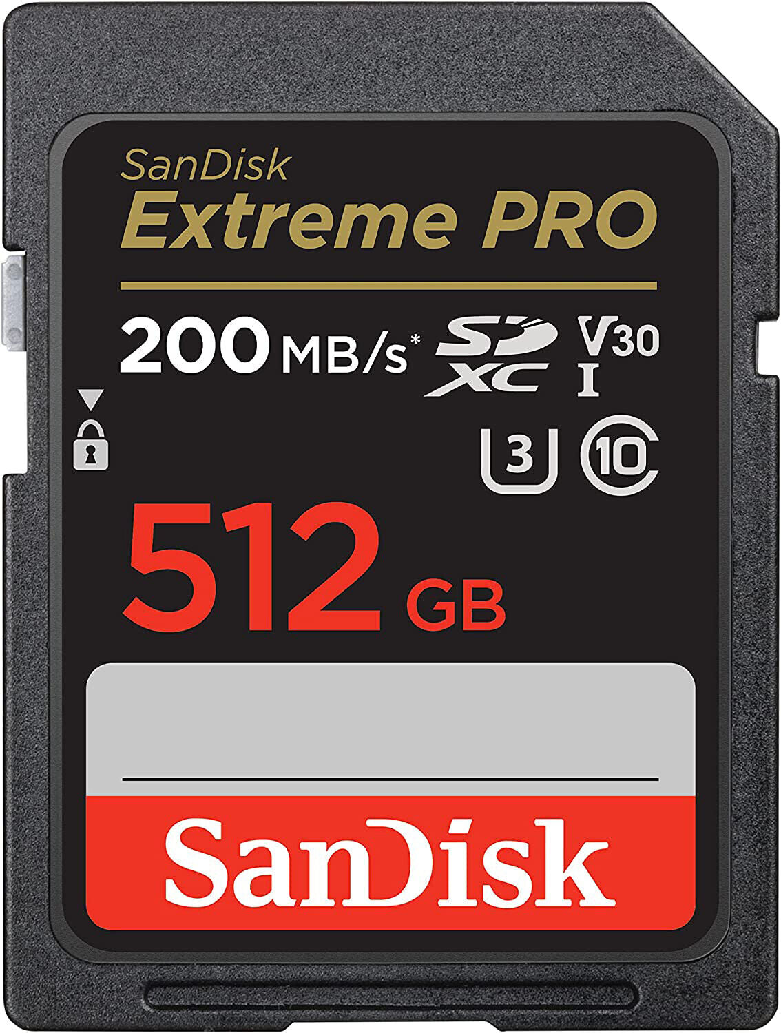 SanDisk Extreme PRO 512GB SDXC Memory Card UHS-I U3 C10 V30 Memory Card SDSDXXD-512G-GN4IN