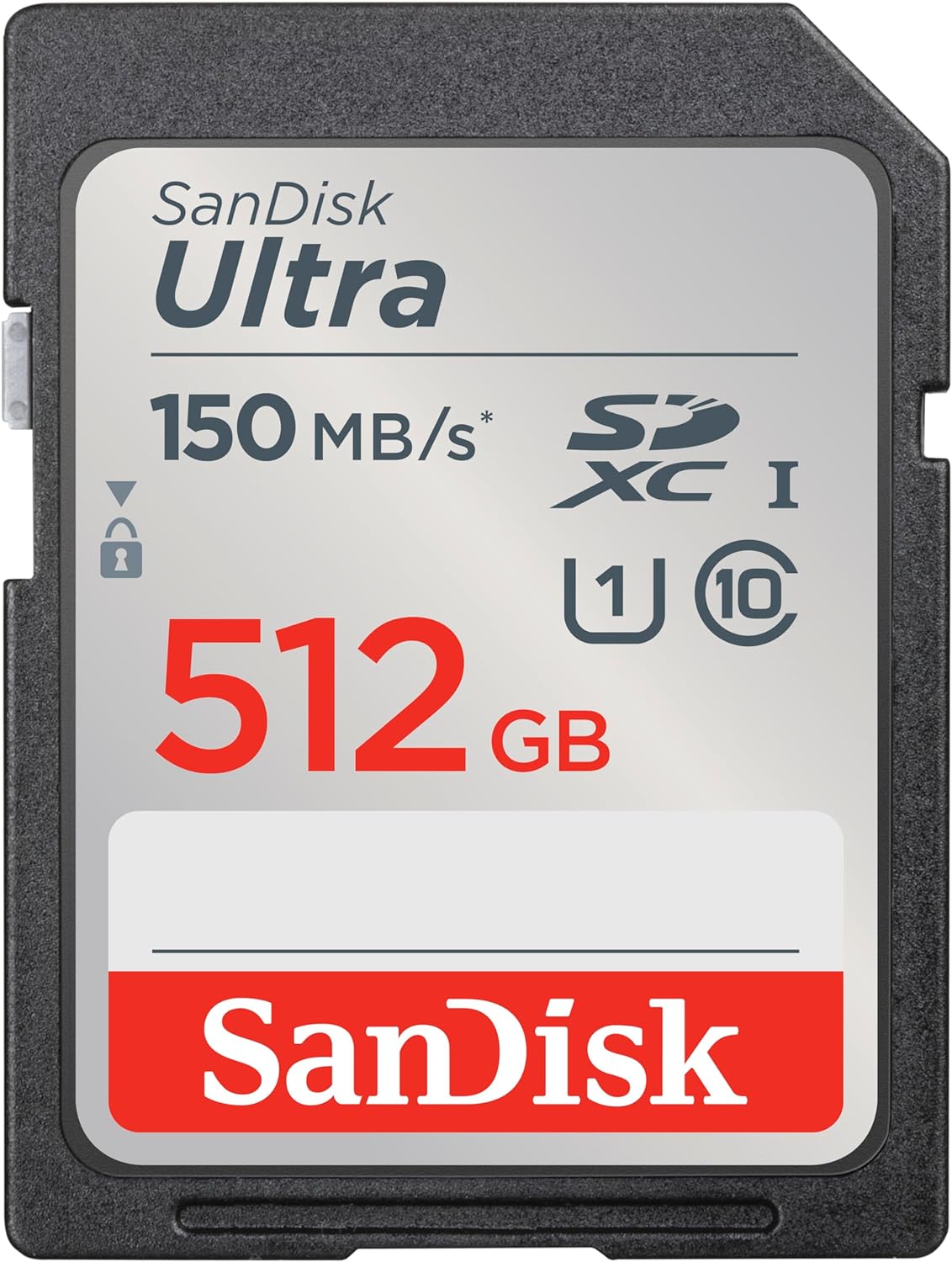 SanDisk Ultra 512GB SDXC UHS-I Card Memory Card 150MB/s SDSDUNC-512G-GN6IN