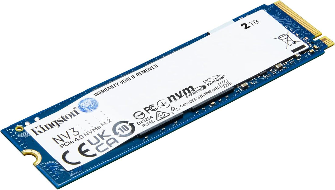 Kingston NV3 2TB PCIe 4.0 NVMe M.2 2280 SSD - SNV3S/2000G