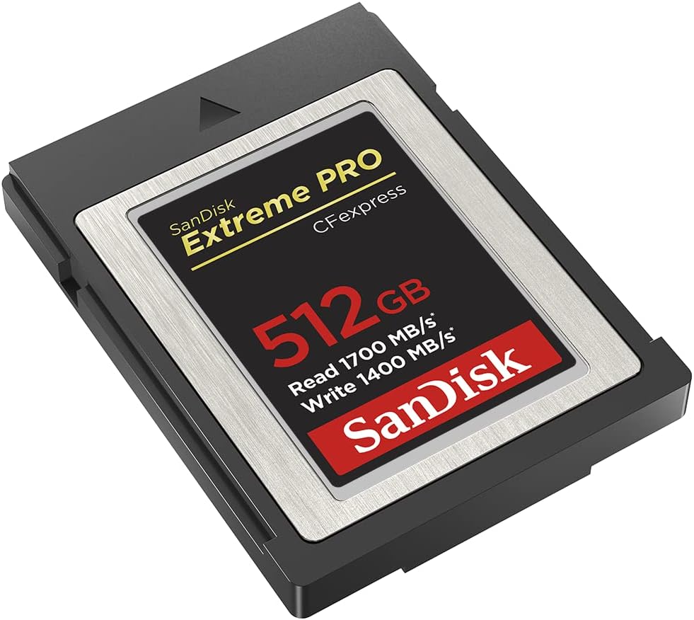 SanDisk 512GB Extreme PRO CFexpress Type B Card 1700MB/s SDCFE-512G-GN4NN