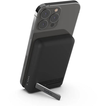 Belkin BoostUp Charge Magnetic Wireless Power Bank 5K + Stand |Black|