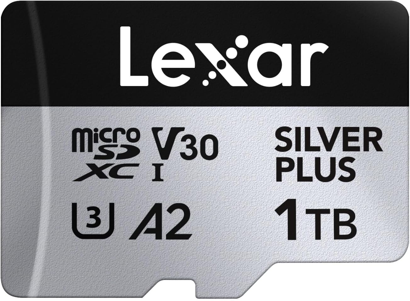 Lexar 1TB Professional SILVER PLUS micro SDXC UHS-I Card UHS-I, A2, U3, V30, Class 10, 4K
