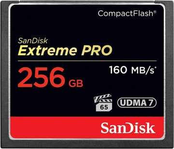 SanDisk 256GB Extreme PRO Compact Flash Memory Card UDMA 7 Speed Up to 160MB/s - SDCFXPS-256G-X46