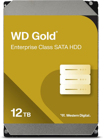 Western Digital Gold 12TB 3.5" Enterprise Class SATA 6 Gb/s HDD 7200 RPM Cache Size 256MB