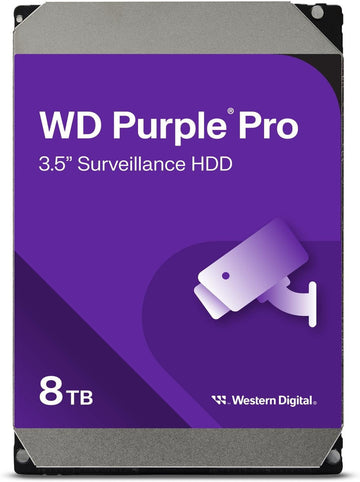 Western Digital WD 8TB Purple PRO 256MB Cache 3.5" Surveillance Hard Drive