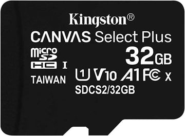 Kingston 32GB Canvas Select Plus Class 10 UHS-I microSD Memory Card - 100MB/s SDCS2/32GB