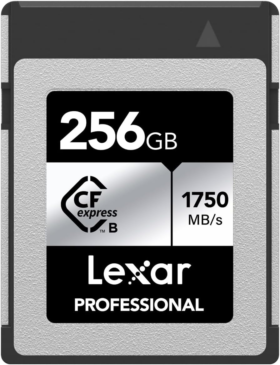 Lexar 256GB Professional CFexpress Type B Silver Series Card
