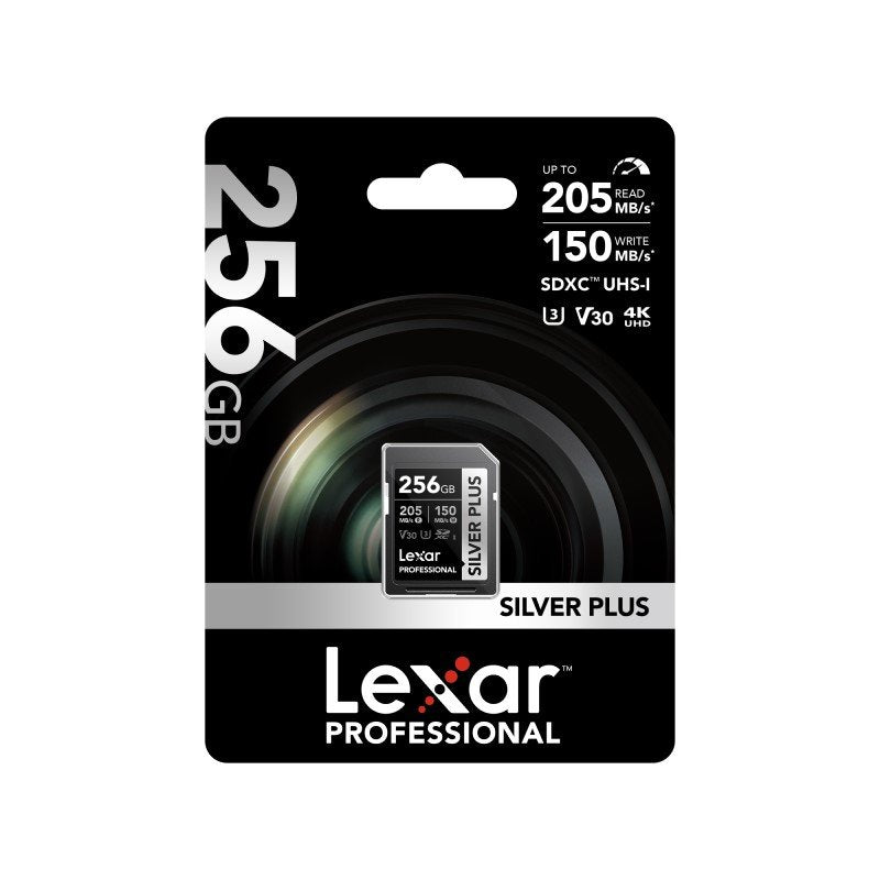 Lexar Professional 256GB SILVER PRO SDXC UHS-II Card V60 6K U3 C10 280MB/s