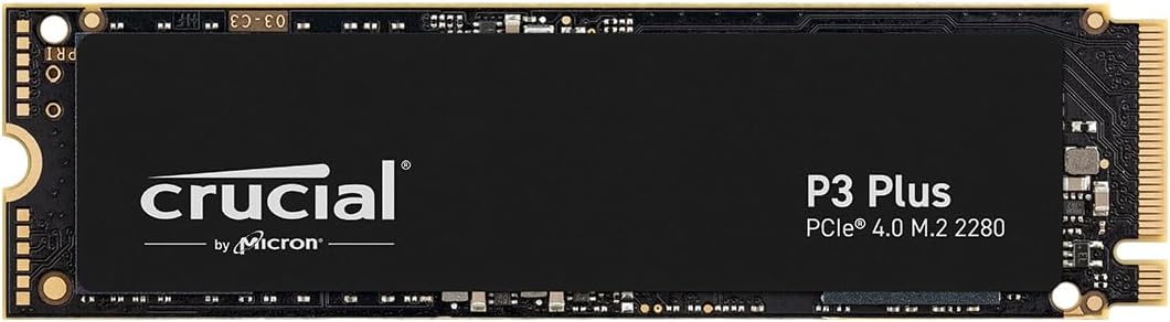 Crucial P3 Plus 4TB PCIe 4.0 NVMe M.2 2280 SSD  CT4000P3PSSD8