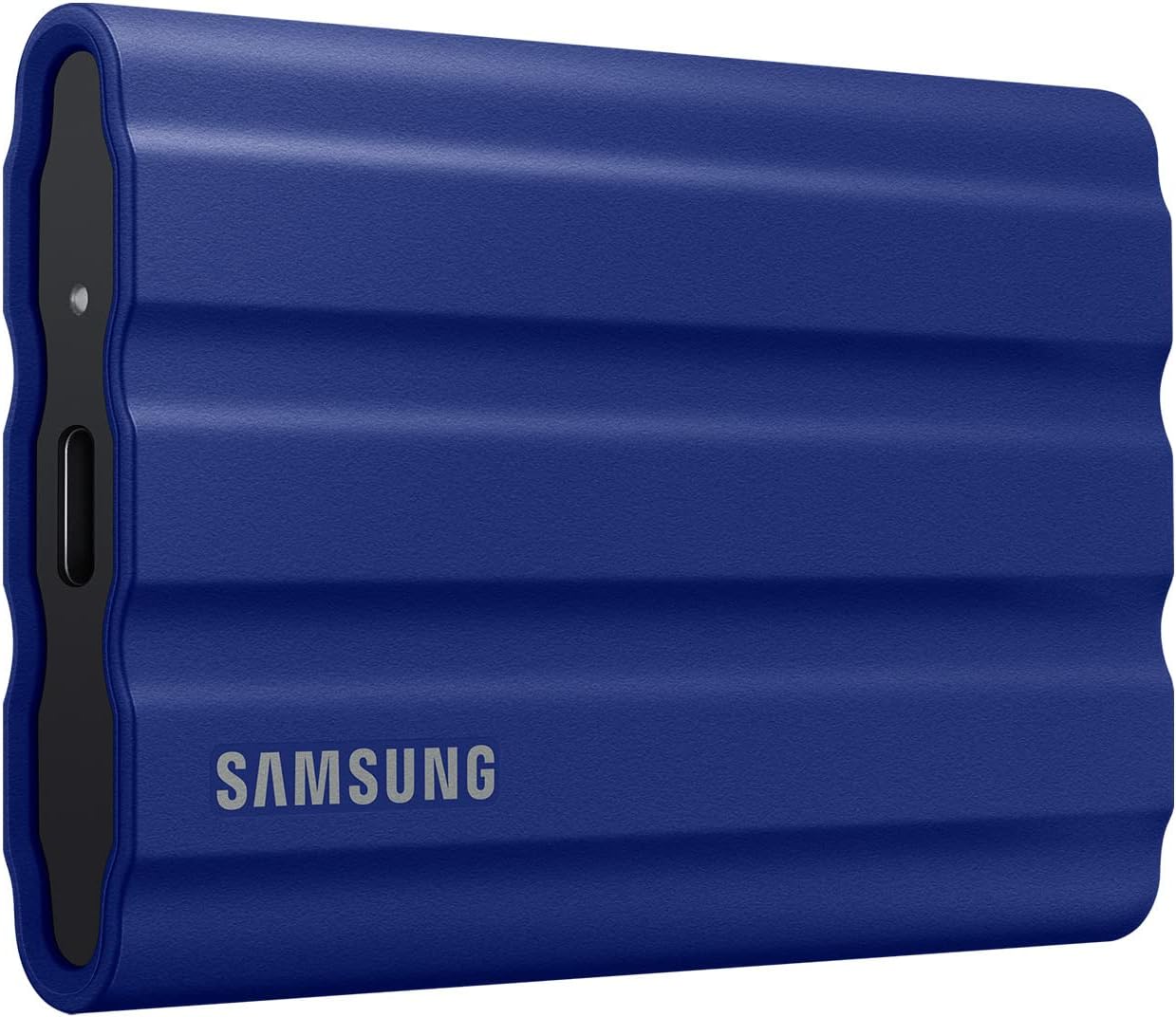 SAMSUNG T7 SHIELD 1TB PORTABLE USB-C SSD, UP TO 1050MBs R/W, BLUE MU-PE1T0R/WW