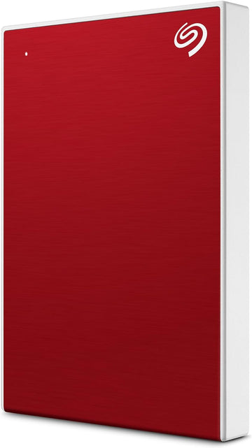 Seagate 2TB One Touch Portable Hard Drive - RED