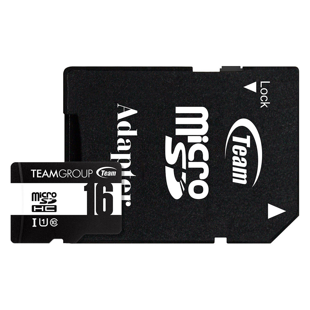 Team Group 16GB Micro SDHC Card Class10 UHS-I with SD Adapter