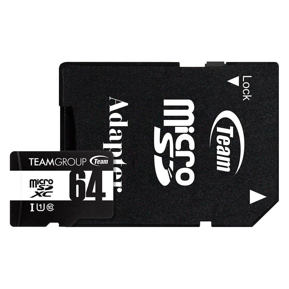 Team Group 64GB Micro SDXC Card Class10 UHS-I with SD Adapter