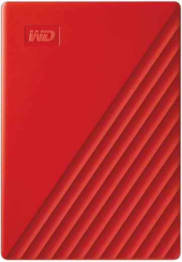 WD 2TB My Passport Portable Hard Drive Red